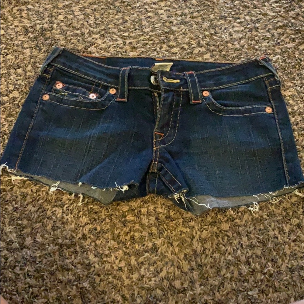 True Religion jean shorts